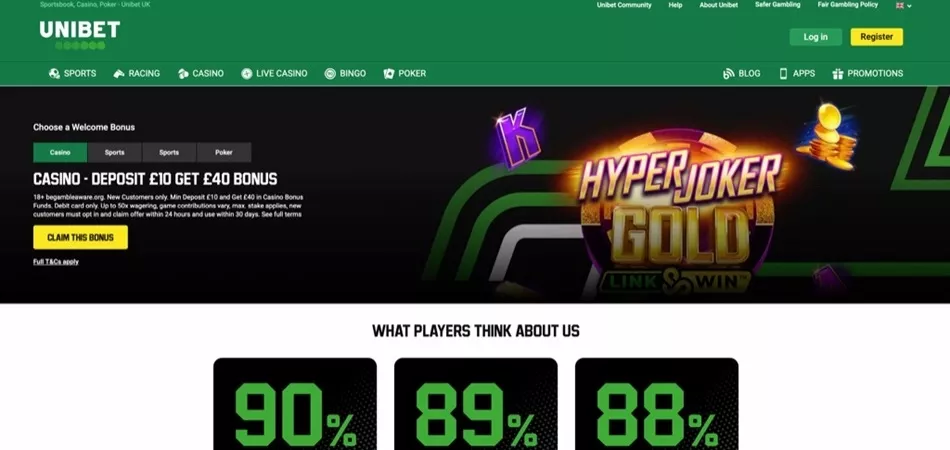 Unibet bonus